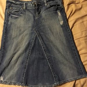 Vanity denim skirt